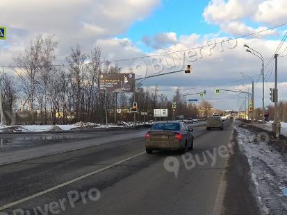 Рекламная конструкция Старокаширское шоссе, поворот на Проектируемый пр-д №5077, справа (Фото)