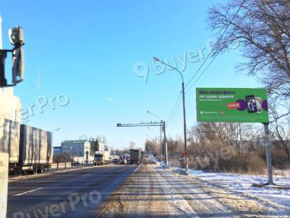 Рекламная конструкция г. Клин, Ленинградское шоссе, 90км + 600м, слева (Фото)