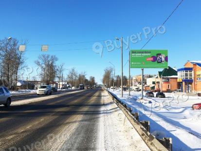 Рекламная конструкция г. Клин, Ленинградское шоссе, 91км + 400м, справа (Фото)