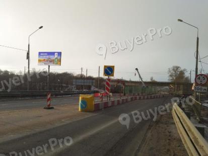 Рекламная конструкция г. Клин, Ленинградское шоссе, 108км + 450м, слева (Фото)