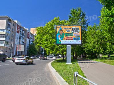 Рекламная конструкция 1905 года ул., Х с Мантулинской ул., д. 2 (напротив) (Фото)