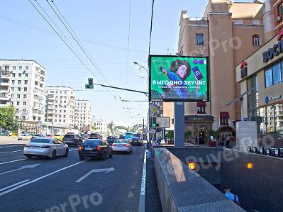 Рекламная конструкция Красная пресня ул., д. 21 (Фото)