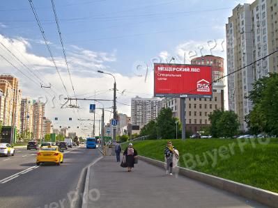 Рекламная конструкция Мичуринский пр-т, д. 31 (Фото)
