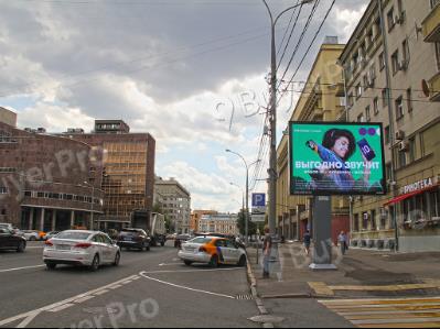 Рекламная конструкция Сахарова Академика  пр-т, д. 14, ( по Уланскому пер.) (Фото)