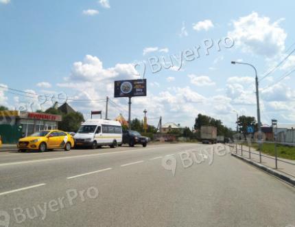 Рекламная конструкция а/д Клязьма-Старбеево, 300м после поворота с Шереметьевского ш., слева, г. Химки (Фото)