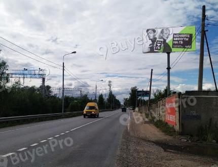 Рекламная конструкция г. Электроугли, ул. Железнодорожная (Носовихинское шоссе), 24 км + 300 м (лево) (Фото)