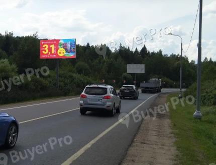 Рекламная конструкция Пятницкое шоссе, 42км + 100м, справа при движении в Москву (Брёхово) (Фото)