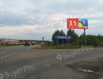 Рекламная конструкция ММК А-107 0км+550м от Ленинградского шоссе при движении к Пятницкому шоссе, справа (Фото)