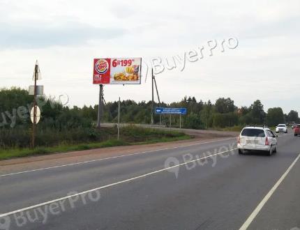 Рекламная конструкция ММК А-107 0км+550м от Ленинградского шоссе при движении к Пятницкому шоссе, справа (Фото)