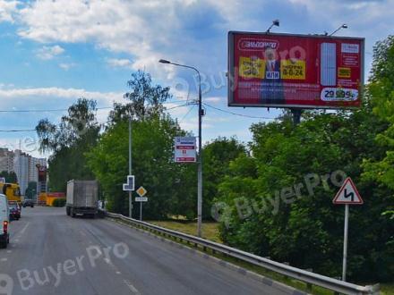 Рекламная конструкция Носовихинское шоссе , призмаборд 8км+510 м, левая сторона из Москвы (Фото)