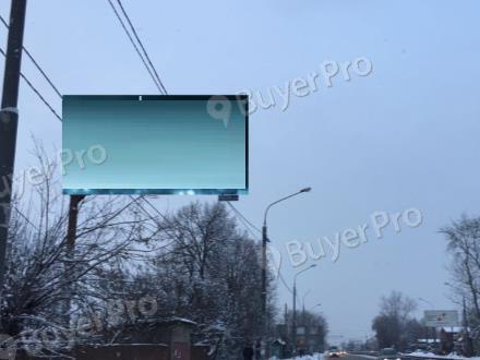 Рекламная конструкция Рязанское шоссе, пос. Томилино, д. Часовня, д. 11 (правая сторона по ходу движения из Москвы) (Фото)