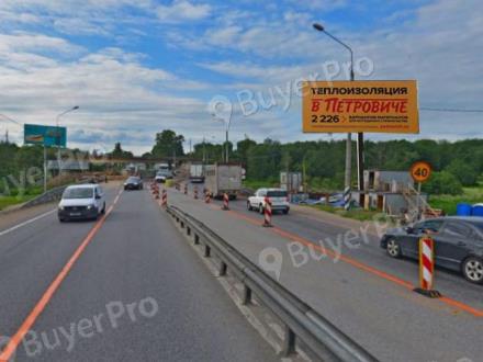 Рекламная конструкция г. Клин, Ленинградское шоссе, 108км + 400м, справа (Фото)