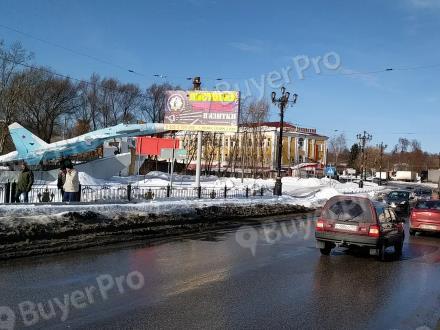 Рекламная конструкция г. Ногинск, пл. Ленина, у въезда на мост через р. Клязьма (право) (Фото)