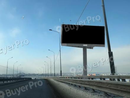 Рекламная конструкция г. Жуковский, дорога от Новорязанского шоссе в Жуковский и Раменское (поз. 1) (Фото)