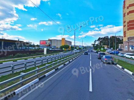 Рекламная конструкция г. Одинцово, 01км+050м, слева от Минского шоссе, напротив д. 16 по ул. Маковского (Фото)