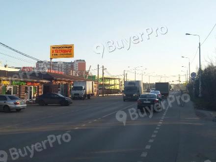 Рекламная конструкция Пятницкое шоссе, 44км + 000м, слева при движении в Москву (Брёхово, д. 80А) (Фото)