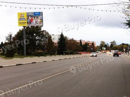 Рекламная конструкция г. Орехово-Зуево, ул. Ленина, через дорогу от д.52 (Фото)