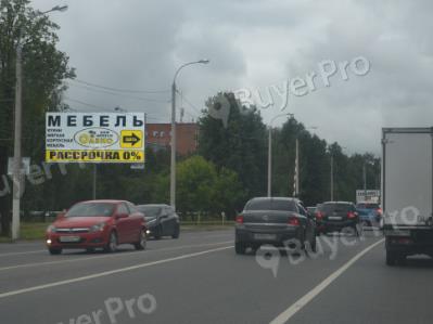 Рекламная конструкция г. Чехов, Симферопольское шоссе (старое), д. 2,  км 72+880 лево, Мебельный комбинат, №002B (Фото)