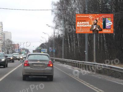 Рекламная конструкция г. Электросталь, Ногинское шоссе, 20 м. от д. 1, к ул. Жулябина, №667A (Фото)