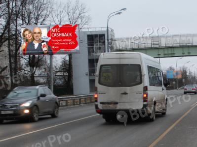 Рекламная конструкция г. Электросталь, Ногинское шоссе, 20 м. от д. 1, к ул. Жулябина, №667B (Фото)