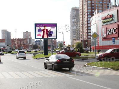 Рекламная конструкция г. Химки, ул. Дружбы, д. 1А, 50 м до поворота на проспект Мельникова, №CB108A3 (Фото)