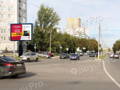 Рекламная конструкция г. Химки, ул. Дружбы, д. 1А, 50 м до поворота на проспект Мельникова, №CB108B2 (Фото)