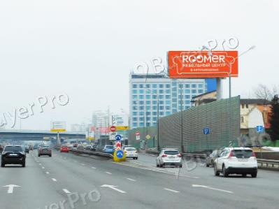 Рекламная конструкция М-1 Беларусь, Минское шоссе, км 16+200 лево, (км 0+500 от МКАД), в Москву, S65A (Фото)