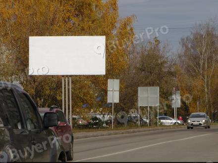 Рекламная конструкция г. Луховицы ул. Пушкина, напротив д. 147, 3км 740м, справа (только ВИНИЛ) без подсвета (Фото)