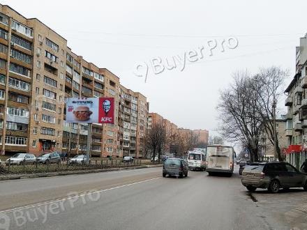 Рекламная конструкция г. Электросталь, ул. Мира, д. 25 (через дорогу) (Фото)