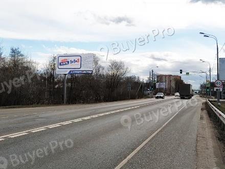 Рекламная конструкция г. Электросталь, Ногинское шоссе, напротив д. 19А (Фото)