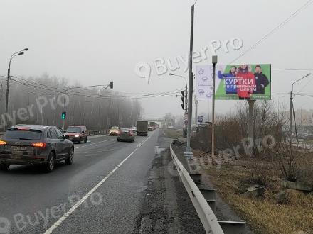 Рекламная конструкция г. Электросталь, Ногинское шоссе, около д. 22 (Фото)
