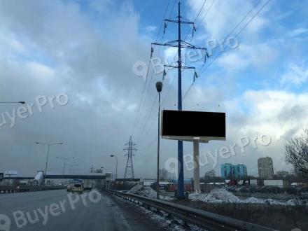 Рекламная конструкция Новорязанское шоссе 22 км 750м, лево (Тойота Центр Люберцы) (Фото)