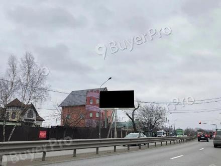 Рекламная конструкция г.о. Люберцы, Рязанское шоссе 25 км 800м, лево (пос. Жилино-1, д. 61) (Фото)