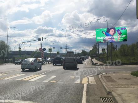 Рекламная конструкция г. Долгопрудный, Новое шоссе после ФМ Ложестик перед поворотом на Вегетту (Фото)
