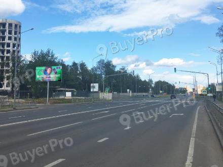 Рекламная конструкция г. Долгопрудный, Лихачевский проезд, напротив технопарка Лихачевский (Фото)