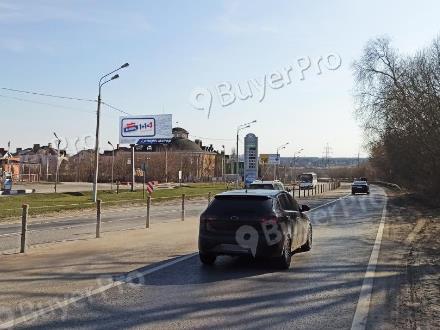 Рекламная конструкция Старокаширское ш., на выезде из д. Горки при движении из Москвы слева, возле АЗС (Фото)