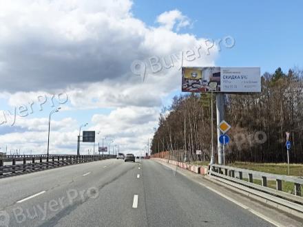 Рекламная конструкция Боровское шоссе, 9,3 км от МКАД, справа (напротив Солнцево Парк) (Фото)