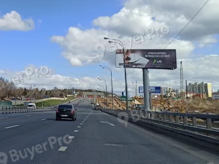 Рекламная конструкция Боровское шоссе, 10,4 км от МКАД, слева (Фото)