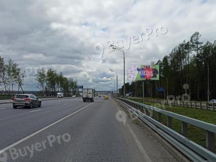 Рекламная конструкция Калужское шоссе, 24км + 000м, справа, на разделительной полосе (Фото)