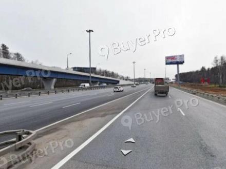Рекламная конструкция Киевское шоссе, 18км + 900м, справа (после съезда с МКАД) (Фото)