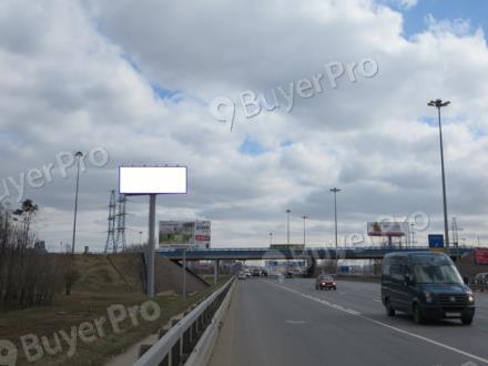 Рекламная конструкция Киевское шоссе, 21км + 000м, справа (напротив ТЦ Саларис) (Фото)