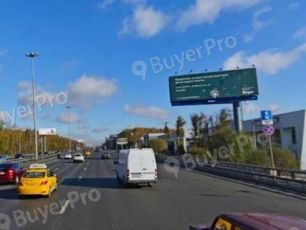 Рекламная конструкция Киевское шоссе, 23км + 050м, справа (напротив съезда к гипермаркетам Леруа Мерлен и Метро) (Фото)