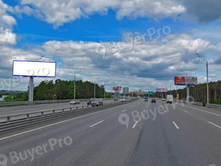 Рекламная конструкция Новорижское шоссе, 18км + 750м, слева (1км + 750м до пересечения с МКАД) (Фото)