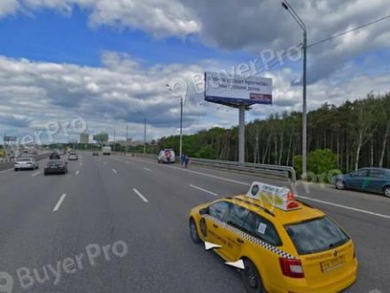 Рекламная конструкция Новорижское шоссе, 19км + 100м, справа (2км + 100м от МКАД) (Фото)