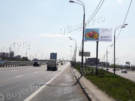 Рекламная конструкция Дмитровское шоссе, д. 165Д, корп. 6, на разделительном газоне (1,6км до МКАД) (Фото)