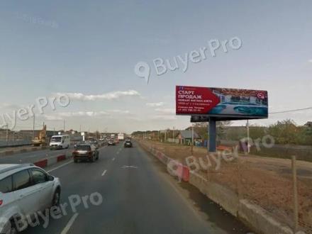 Рекламная конструкция Горьковское шоссе, 27км+850м справа (Балашиха, ул. Владимириская, д. 60) (Фото)