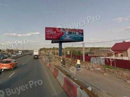 Рекламная конструкция Горьковское шоссе, 28км+200м справа (Балашиха, ул. Владимирская, д. 86) (Фото)