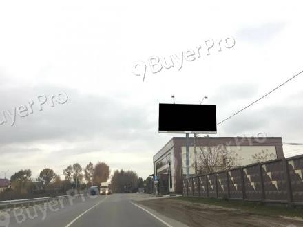 Рекламная конструкция г.о. Балашиха, д. Черное, ул. Чернореченская, д. 69 (поз. 1) (Фото)
