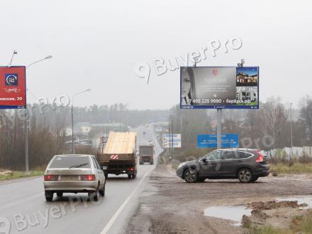 Рекламная конструкция Митькино д., Придорожная ул., 800 м. от Минского ш., слева (Фото)