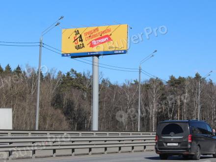 Рекламная конструкция Новорижское ш., 28.250 км. (11.250 км. от МКАД), справа (Фото)